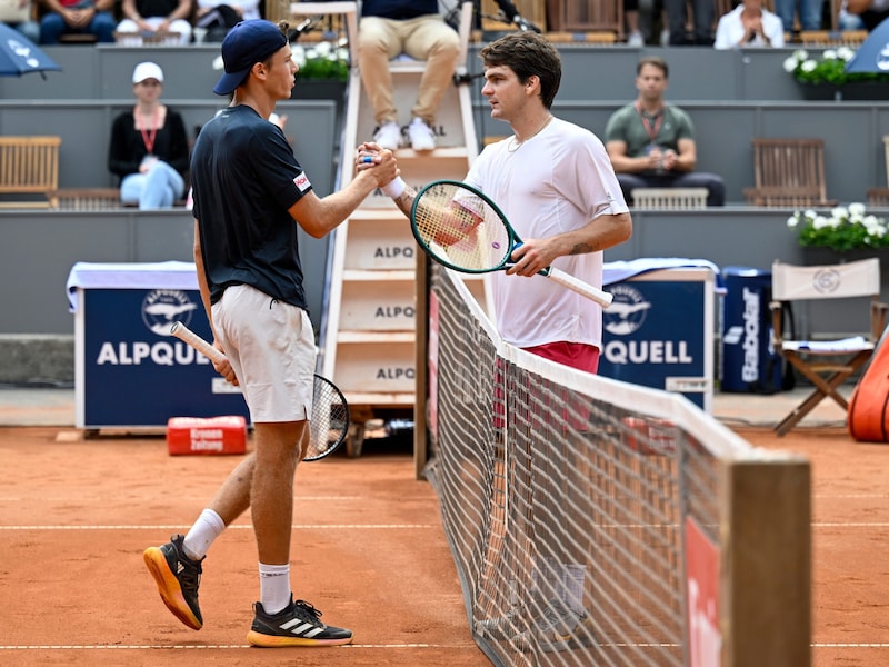 In Kitzbühel musste sich Schwärzler Thiago Seyboth Wild geschlagen geben. (Bild: GEPA)