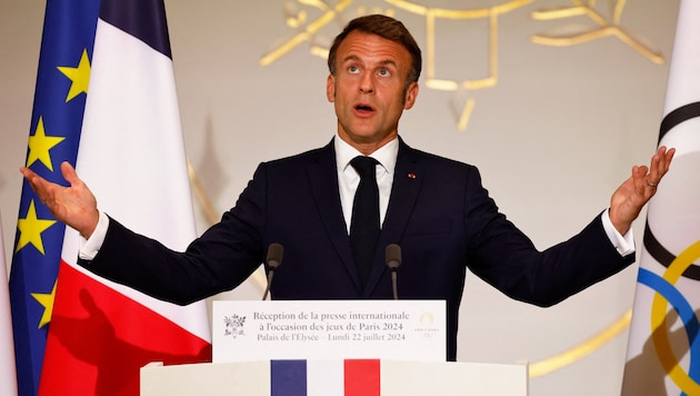 Emanuel Macron (Bild: AFP)