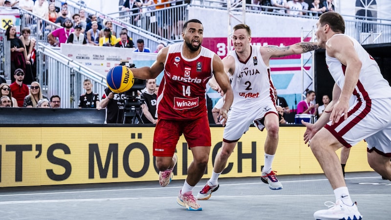 Österreichs 3x3-Team um Nico Kaltenbrunner ist derzeit Nummer 2 der WorldTour! (Bild: VACLAV MUDRA M3IMAGES)