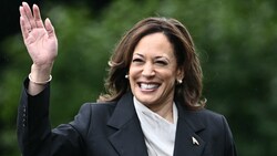 Vertritt aktuell US-Präsident Joe Biden: Kamala Harris (Bild: AFP/Brendan SMIALOWSKI)