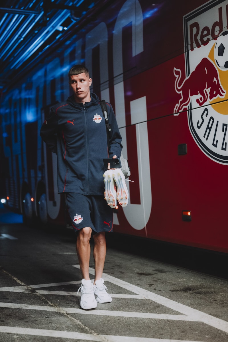 Petar Ratkov missed the first few weeks under the new coach due to his participation in the European Championship with Serbia. (Bild: Andreas Schaad - FC Red Bull Salzburg)