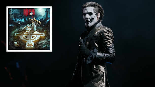 With a lot of theatricality, good music and an overflowing self-confidence steadily on its way to the top: Swede Tobias Forge with his life project Ghost. (Bild: Krone KREATIV/Loma Vista Recordings, Ryan Chang)