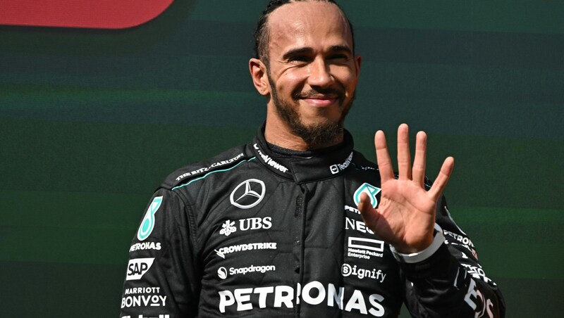 Noch geht Lewis Hamilton für Mercedes an den Start. (Bild: AFP/Attila KISBENEDEK)