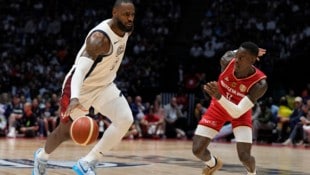 Superstar LeBron James zeigte eine starke Leistung.