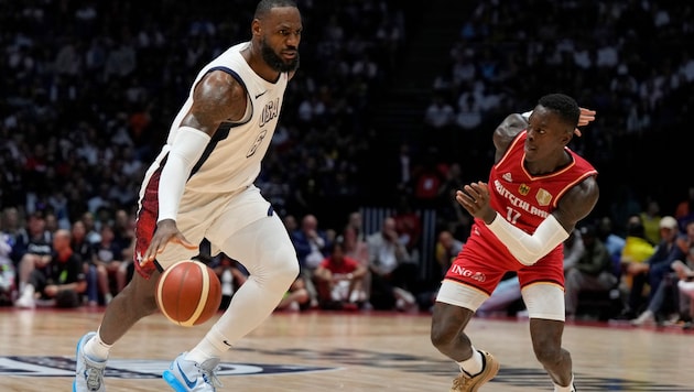 Superstar LeBron James put in a strong performance. (Bild: AP/Alastair Grant)