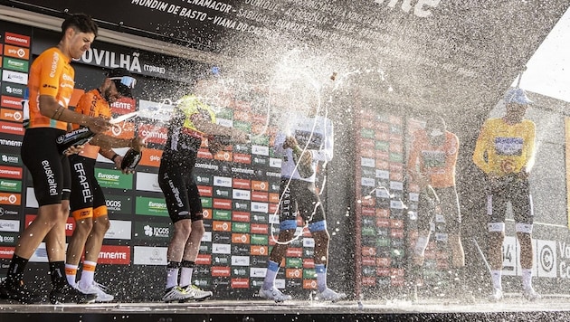 Team Vorarlberg wants to celebrate again in Portugal. (Bild: Volta a Portugal/MATIAS NOVO)