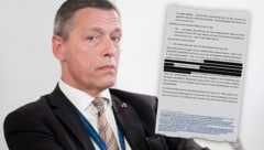 Das Justizministerium hat Dienstagfrüh den Bericht zur Causa Christian Pilnacek veröffentlicht. Die 230 Seiten können online abgerufen werden. (Bild: Krone KREATIV/APA/Georg Hochmuth Bericht: Screenshot Justizministerium)