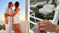 Alisa Buchinger und Stefanie Marusa haben sich verlobt.  (Bild: zVg)
