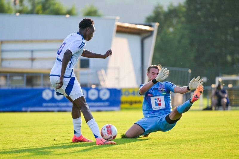 Lukas Gütlbauer (right) has to worry about the "one". (Bild: GEPA/GEPA pictures)