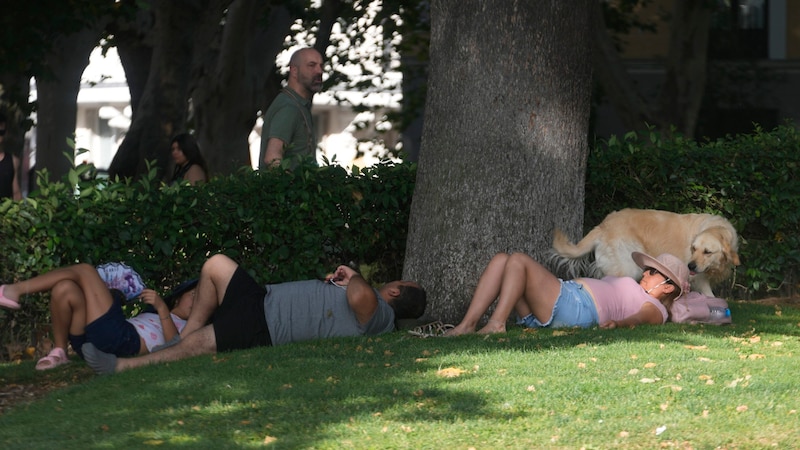 Southern Europe in particular is currently being hit by a heatwave. (Bild: AP)