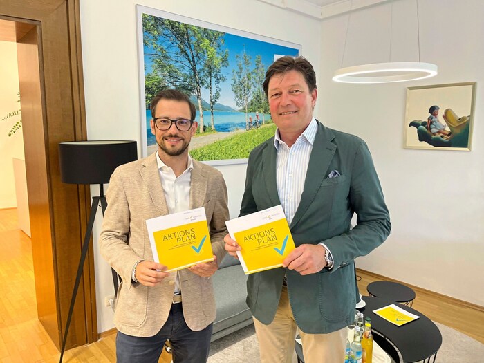 Sebastian Schuschnig und Josef Petritsch präsentierten den Aktionsplan.