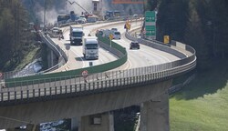 Die Luegbrücke am Ende ihrer Lebenszeit. (Bild: Birbaumer Christof)