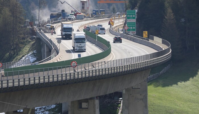 The Lueg Bridge at the end of its service life.
