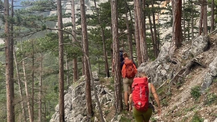 Die deutschen Wanderer saßen in unwegsamen Gelände fest. Ein 47-Jähriger setzte einen Notruf ab.