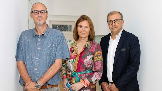 Andreas Pollack, Eva Höltl and Thomas Holzgruber call for more health education. (Bild: Himmelhoch)