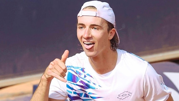 Great jubilation for Lukas Neumayer (Bild: Birbaumer Christof)