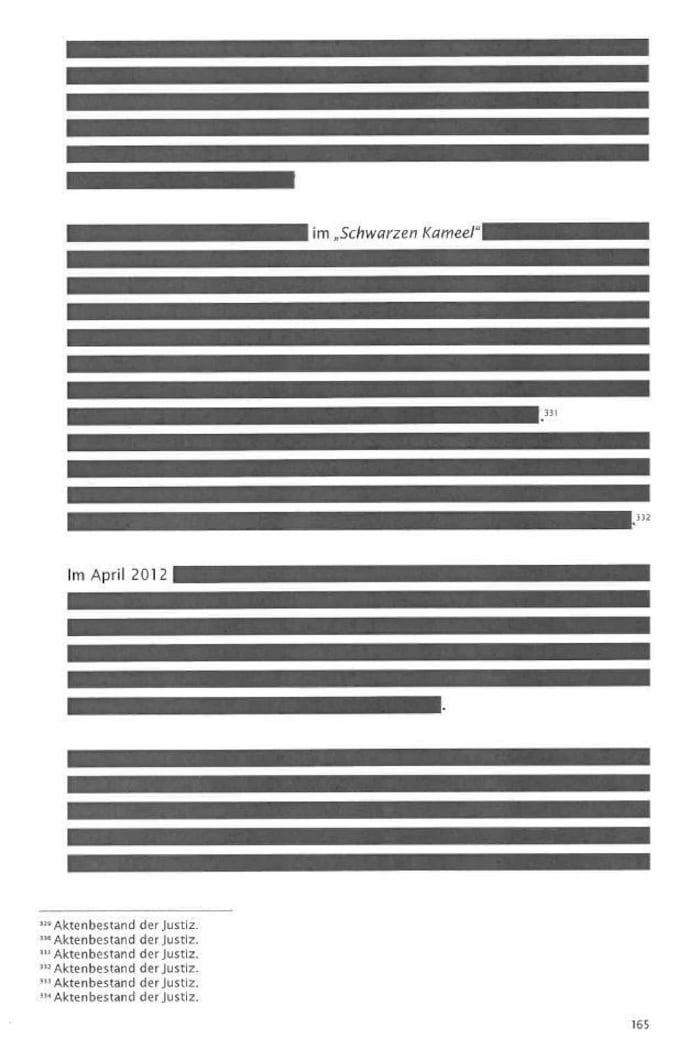 What happened in the Schwarzes Kameel is a secret.