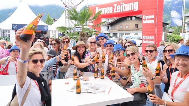 Tennisclub-Ausflug: Vom Attersee in Oberösterreich ging es für diese Runde in die bekannte Gamsstadt. (Bild: Birbaumer Christof)