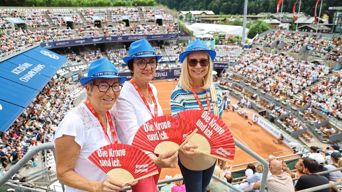 Im Center Court werden die besten Partien absolviert. Egal, auf welchem Sitzplatz man sich ...