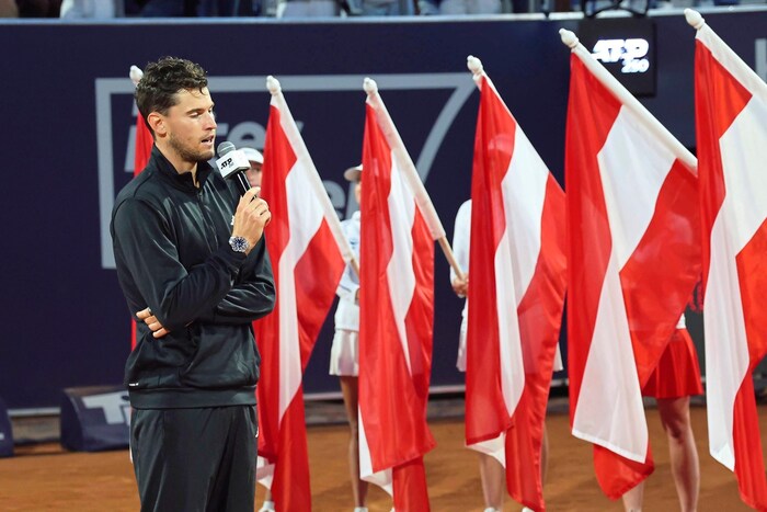 Thiem was able to enjoy the evening once again.