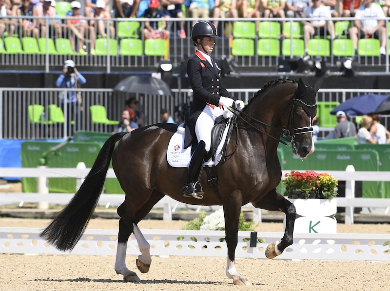 With "Valegro", Dujardin not only won three Olympic gold medals, she still holds the points records in the most difficult dressage tests Grand Prix, Grand Prix Special and Grand Prix Freestyle. (Bild: AFP)