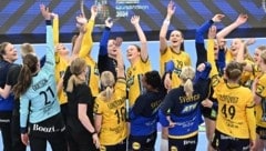 Die schwedischen Handballerinnen waren mit ihren Betten nicht zufrieden. (Bild: AFP or licensors)