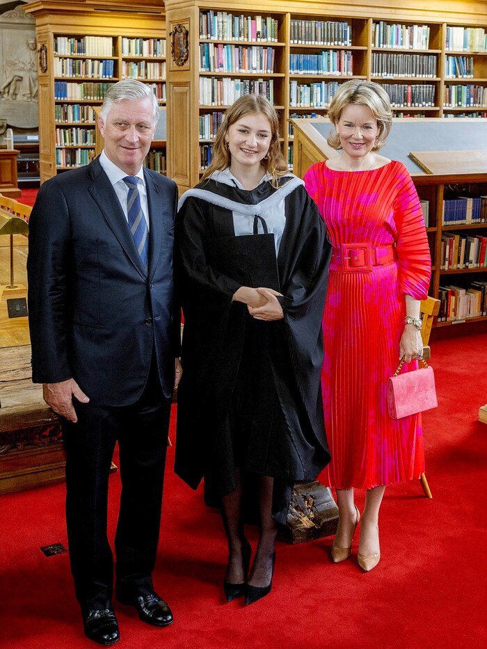 King Philippe and Queen Mathilde are proud of their daughter.