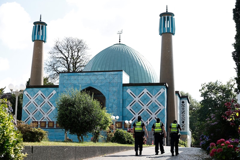 Die Moschee in Hamburg gilt als „Propagandazentrum des Iran“. (Bild: AFP)