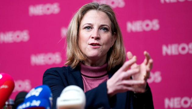 NEOS chairwoman Beate Meinl-Reisinger finally wants to join the government. (Bild: APA/EVA MANHART)