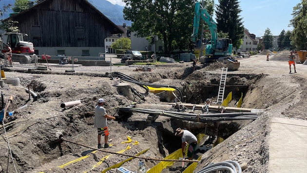 Dornbirn gleicht derzeit einer einzigen Großbaustelle. (Bild: Stadt Dornbirn)