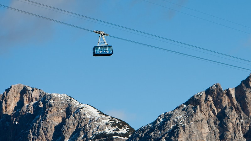 Serious incident on the cable car up the Tofana near Cortina. (Bild: EXPA / picturedesk.com)