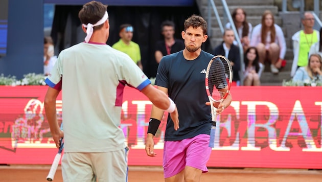 Frühes Aus für Dominic Thiem und Daniel Altmaier (Bild: Birbaumer Christof)