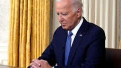 Es war einer der schwierigsten Reden für Joe Biden. (Bild: APA/AP)