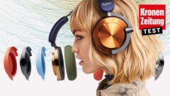 Dyson's OnTrac sucks in noise and brings color to the monotonous headphone market. (Bild: Krone KREATIV/Dyson)