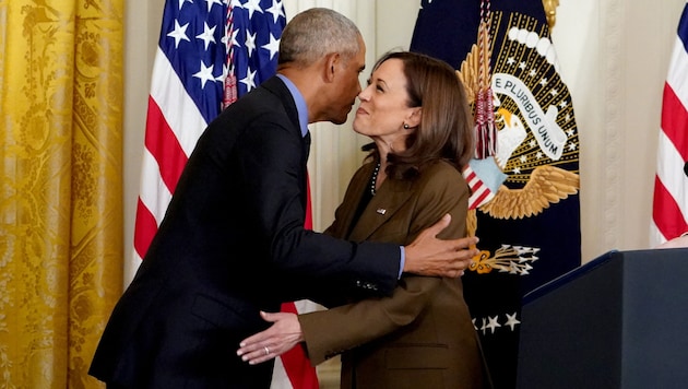 Following President Joe Biden's withdrawal from a re-run, Harris has already rallied a large part of her Democratic Party behind her. (Bild: AFP/AFP (Archivbild 2022))