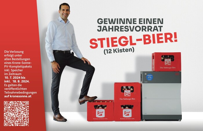 Jede zusätzliche „Bierkiste“ erhöht die Speicherkapazität, sodass Sie mit einer weiteren Kiste einen 10-kWh-Speicher besitzen.