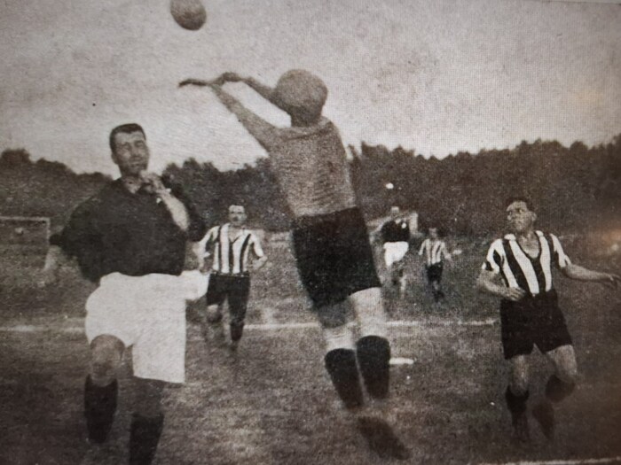 Am 22. Juli 1924 gewann Rapid bei Wisla mit 2:1.