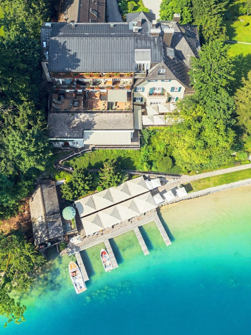 The Landhaus zu Appesbach is a jewel on Lake Wolfgangsee with 22 rooms and two restaurants. (Bild: Tauroa)