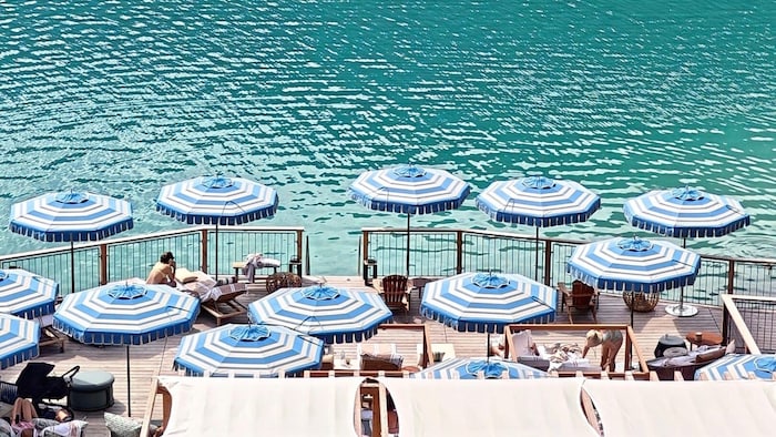 Sommerfreuden am Fuschlsee: Grandioser Badeplatz vom Rosewood.
