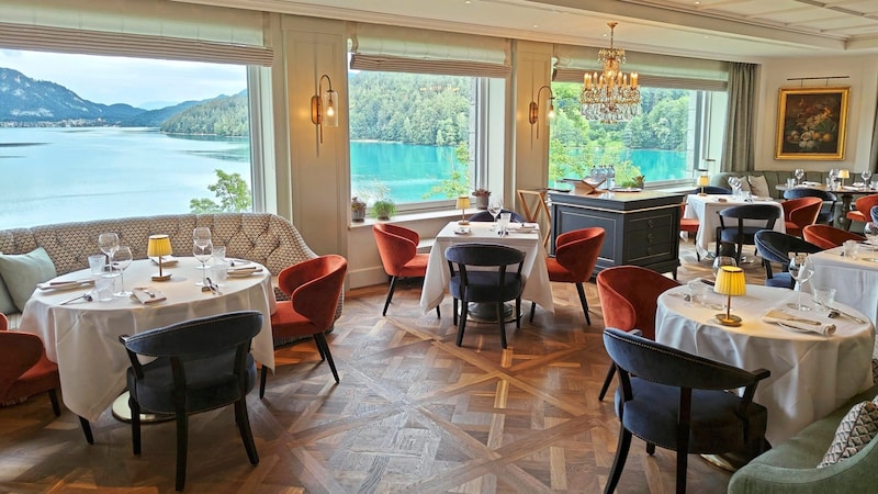 Gourmet restaurant Schloss Fuschl - culinary delights with a view. (Bild: Andrea Thomas)