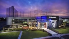 So soll die Mega-Sportanlage einmal aussehen. Noch wird allerdings gebaut. (Bild: Topgolf)