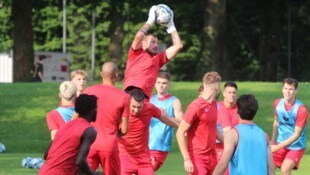 FC Dornbirn-Torhüter Raphael Morscher wird in der Cup-Partie gegen Red Bull Salzburg einges zu ...