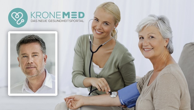 Dr. Christian Maté is a general practitioner in Vienna and looks after KroneMED for you. (Bild: Krone KREATIV/Copyright Bild Mate: Christoph Hopf Copyright Stock Foto: WavebreakMediaMicro)