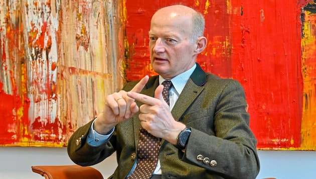 Franz Gasselsberger will weiterhin die Unabhängigkeit der 3-Banken-Gruppe erhalten. (Bild: Dostal Harald/© Harald Dostal / 2023)