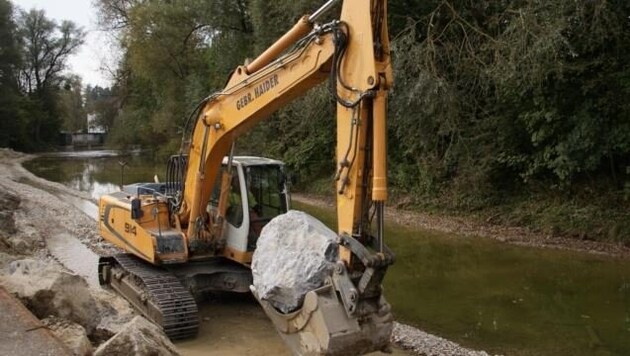 In Hörbranz wurden Hochwasserschutzmaßnahmen vorgenommen, mit denen nicht alle einverstanden waren. (Bild: Gemeinde Hörbranz)