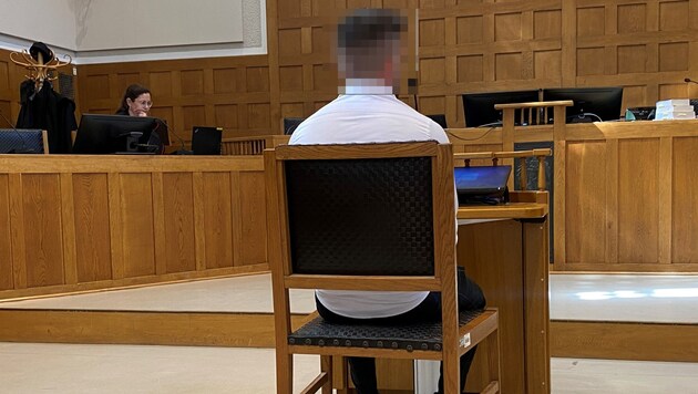 The defendant pleaded not guilty before the judge. (Bild: Dorn Chantall/Krone KREATIV)