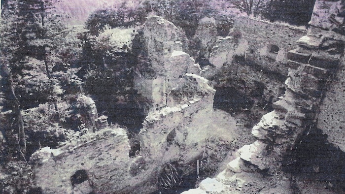 So sah das Gemäuer früher aus