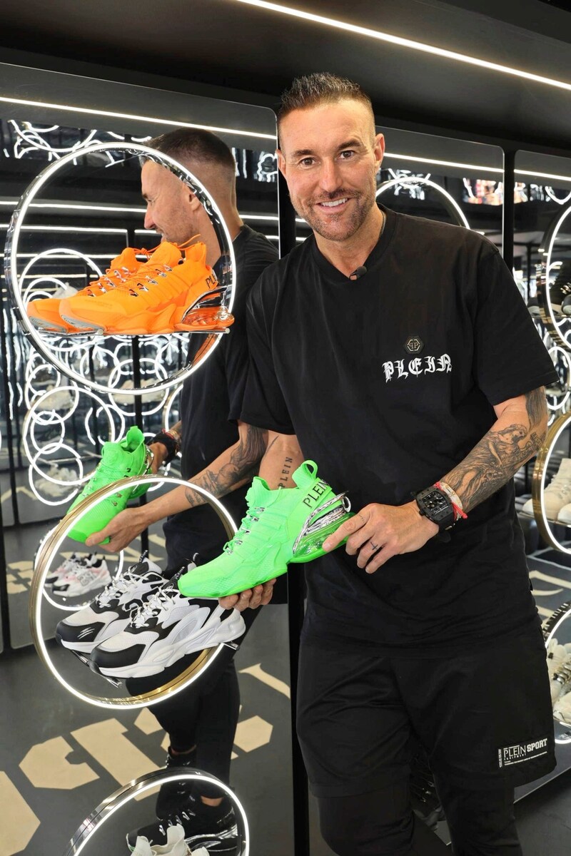 Philipp Plein at his store opening in Vienna (Bild: Tuma Alexander)