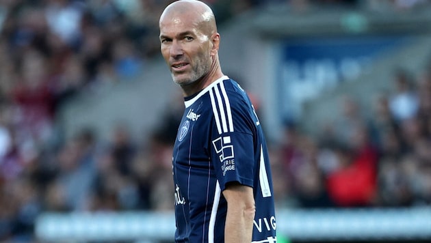 Zinédine Zidane made his breakthrough at Girondins Bordeaux (1992 - 1996). (Bild: APA/AFP/ROMAIN PERROCHEAU)