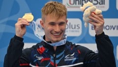 Jack Laugher gehört zur Weltspitze im Synchronspringen.  (Bild: AFP/APA/Alberto PIZZOLI)